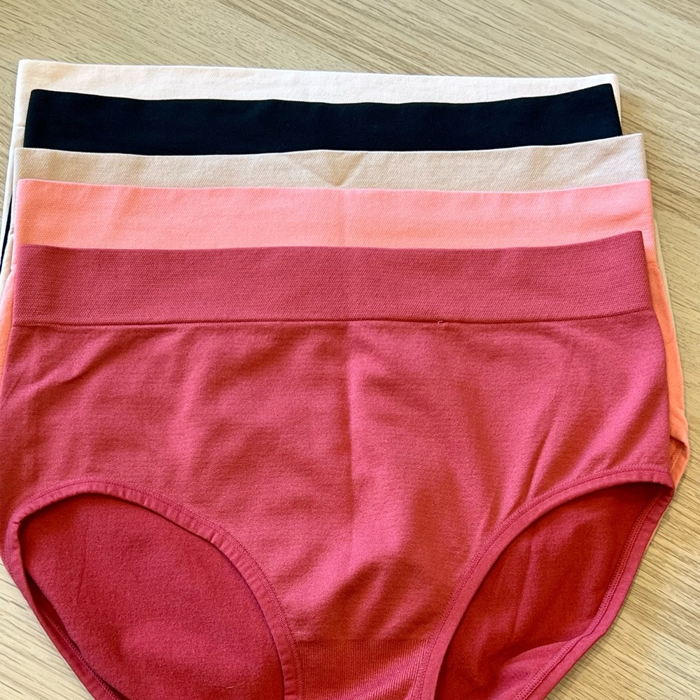 Womens Yummie Brand Seamless Panty Set of 5